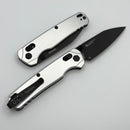 Kershaw Bel Air Raw Aluminum Handles w/ Black PVD MagnaCut 6105RAWBLK