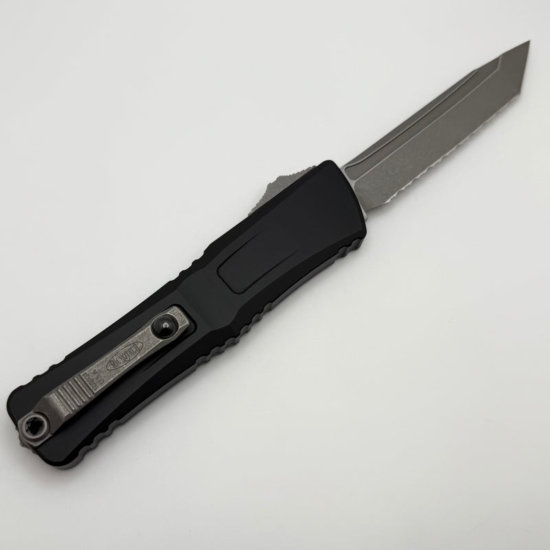 Microtech Knives Combat Troodon Gen III Apocalyptic F/S Tanto w/ Black Handle 1144-12AP