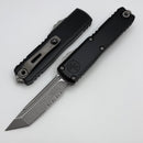 Microtech UTX-85 Gen IV w/ Black Handle & Apocalyptic Part Serrated T/E M390MK 12334-11AP