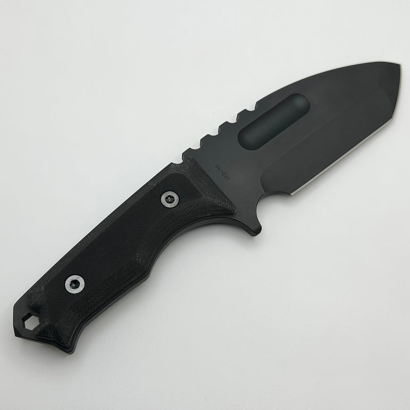 Medford Knife Emperor DLC D2 & Black G-10 Fixed Blade
