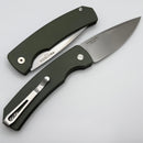 Pro-Tech Magic 2 Whiskers Green Handle w/ Stonewash 154-CM M2601-Green
