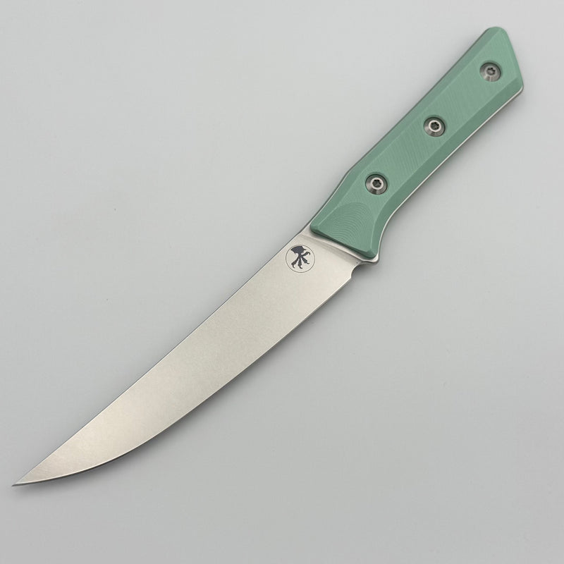 Microtech Boning Knife Caribbean Blue G-10 Handle w/ Stonewash M390MK 3100-10CA