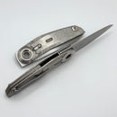 Reate Knives VK-TRON Crystal Titanium Handles & Hand Rubbed M390