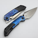 Kansept Knives Fenrir Black Stonewash & Timascus Handle w/ S35VN K1034A7