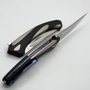 Poikilo Blade Orca Midtech w/ Titanium Handles & Mirror Stonewash M398