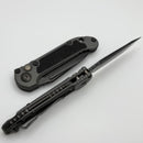 Microtech Knives LUDT Gen III DLC Tanto w/ Natural Clear Handle Signature Series 1136-1DLCTNCS