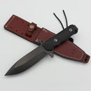 Medford 1881 Knife Works AIO-2 w/ Black G-10 & DLC 1095 CV Fixed Blade