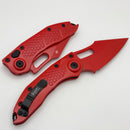 Microtech Borka Stitch Auto Cerakote Red w/ Black Hardware Signature Series 169-1RD-X5Z4