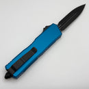 Microtech Scarab 2 Gen 3 Executive w/ Blue Handles & D/E Black M390MK 1175-1BL