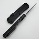 Microtech Glykon Tactical Bayonet Part Serrated & Black Handle 184-2T