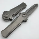 Poikilo Blade Al-Khem Standard 1 w/ Titanium Handles & Pearlescent Stonewash M390