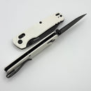 Kershaw Bel Air White Cerakote Aluminum Handles w/ PVD MagnaCut 6105WBLK