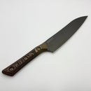Microtech Utility Knife Livewire Carbon Fiber/Bronze Titanium Bolster Handle w/ DLC M390MK Signature Series 3400B-1DLCLWCFS