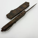 Microtech Scarab 2 Gen 3 Executive Plague Outbreak D/E Full Serrated M390MK Signature Series 1175-3PLOBS