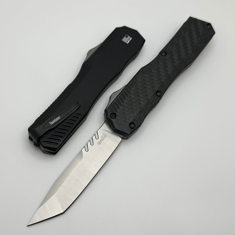 Kershaw Livewire Carbon Fiber & Aluminum Handle w/ Satin Tanto MagnaCut 9000TCF