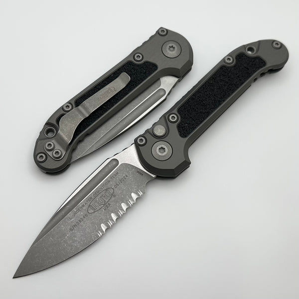Microtech Knives LUDT Gen III Apocalyptic Partial Serrated Natural Cle