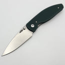 TRM Atom Forest Green Flat G-10 Handles & MagnaCut