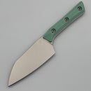 Microtech Santoku 4.2" Caribbean Blue G-10 Handle w/ Stonewash M390MK 3300-10CA
