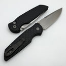 Pro-Tech TR-3 Integrity Manual Black Aluminum Reptile Handles w/ Stonewash S35 INT105-Reptile