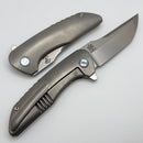 Mechforce & Barker Knives Collab Hokkaido w/ Titanium Handles & Stonewash MagnaCut