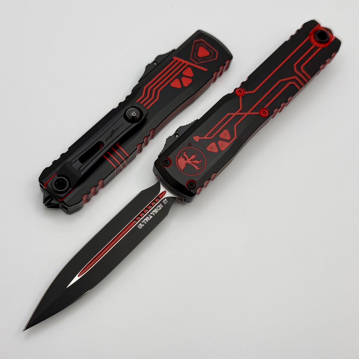 Microtech Ultratech Gen IV D/E Tron Signature Series 11224-1RDROS Microtech Ultratech Gen IV D/E Tron Signature Series 11224-1RDROS