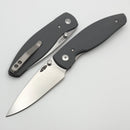TRM Atom Slate Gray Lizard Skin 3D G-10 Contoured Handles & MagnaCut