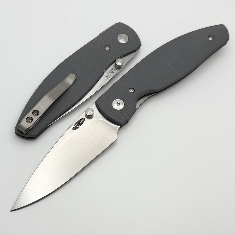TRM Atom Slate Gray Lizard Skin 3D G-10 Contoured Handles & MagnaCut