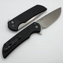 Pro-Tech Mordax Gridlock Black Handle & Stonewash MagnaCut MX105 Gridlock