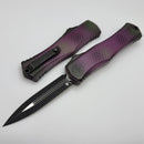 Microtech Knives Hera II X-51 Alien Purple D/E Signature Series 1702-1PUX51S