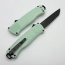 Benchmade Shootout Seafoam Green Grivory & Tanto DLC CruWear 5370BK-03