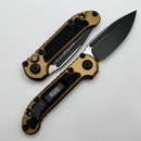 Microtech Knives LUDT Gen III Black Drop Point w/ Tan Handle 1135-1TA