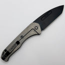 Medford Praetorian Slim "Old School" Tumbled Handle & PVD S45VN Tanto w/ PVD Hardware/Clip