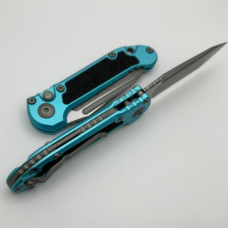 Microtech Knives LUDT Gen III Apocalyptic Full Serrated Tanto w/ Turquoise Handle 1136-12APTQ