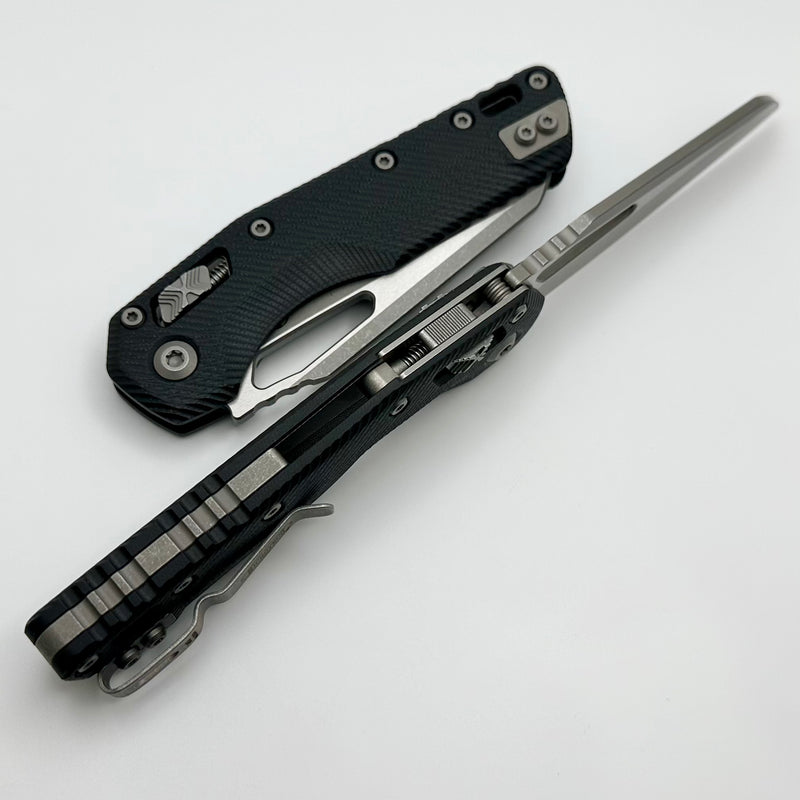 Microtech Knives MSI RAM LOK Fluted Black G-10 & M390MK Apocalyptic Standard 210-10APFLGTBK