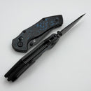 Kansept Knives Apollo Blackwash Titanium w/ Arctic Storm Inlaid Handles & Black S35VN K2107V2