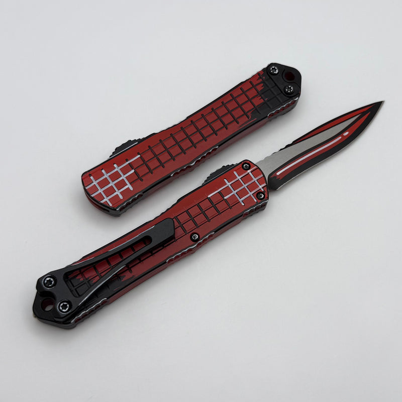 Heretic Knives Manticore S Frag Cel Shade Red w/ Recurve Magnacut H025F-CS-RD