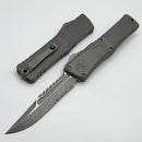 Microtech Knives Combat Troodon Gen III Apocalyptic Partial Serrated Interceptor w/ Natural Clear Handle Signature Series 1217-11APNCS