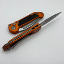 Microtech Knives LUDT Gen III Apocalyptic Drop Point w/ Orange Handle 1135-10APOR