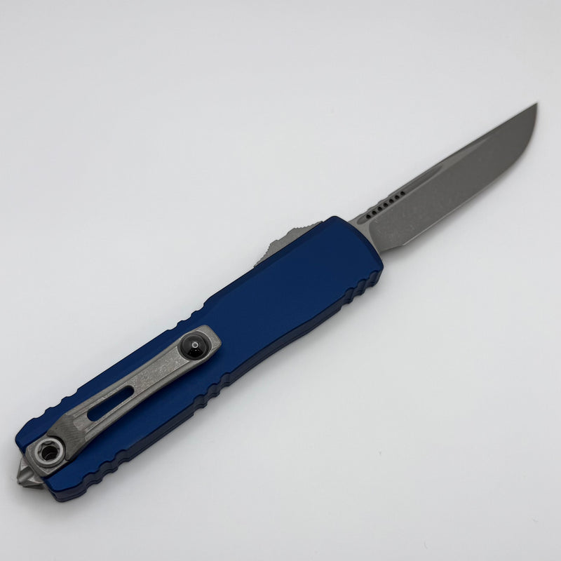 Microtech Models Size Microtech Ultratech Gen IV S/E Apocalyptic Standard w/ Navy Blue Handl