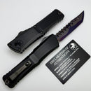 Marfione Select Microtech Combat Troodon Gen III Blued Baker Forge Coppermai Hellhound w/ Black Hefted Handle & Blue Accents Signature Series 1219-16MS2