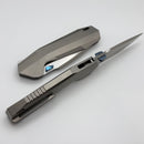 Remette RT WK1 w/ Titanium Handle & Belt Satin M390 WK1-E