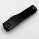 Microtech Marfione Select UTX-85 Gen III w/ Hefted Black Handle & Blued Baker Forge Damascus D/E 1232-16MS2