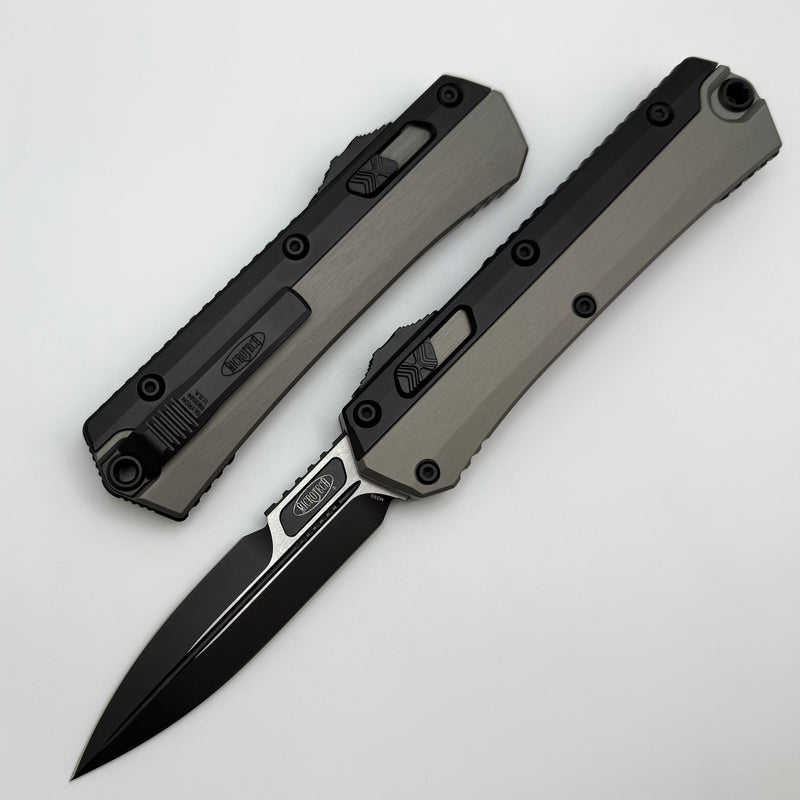 Microtech Glykon Tactical Bayonet & Natural Clear Handle 184-1NC