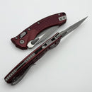 Microtech Amphibian Mini RAM LOK Merlot Frag Aluminum & Apocalyptic M390MK 137MRL-10APFRMR