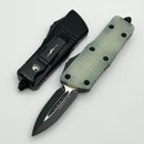 Microtech Troodon Mini D/E Jade Green G10 Top Signature Series 238-1GTJGS