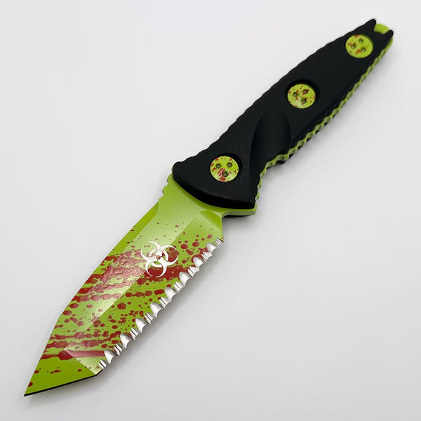 ゾイグマ Microtech Socom Alpha Mini Tanto Zombie Tech Full Serrated Signature S