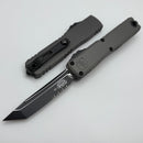 Microtech Ultratech ZBP Tanto Tactical Part Serrated w/ Natural Clear Handle 1123-2NC
