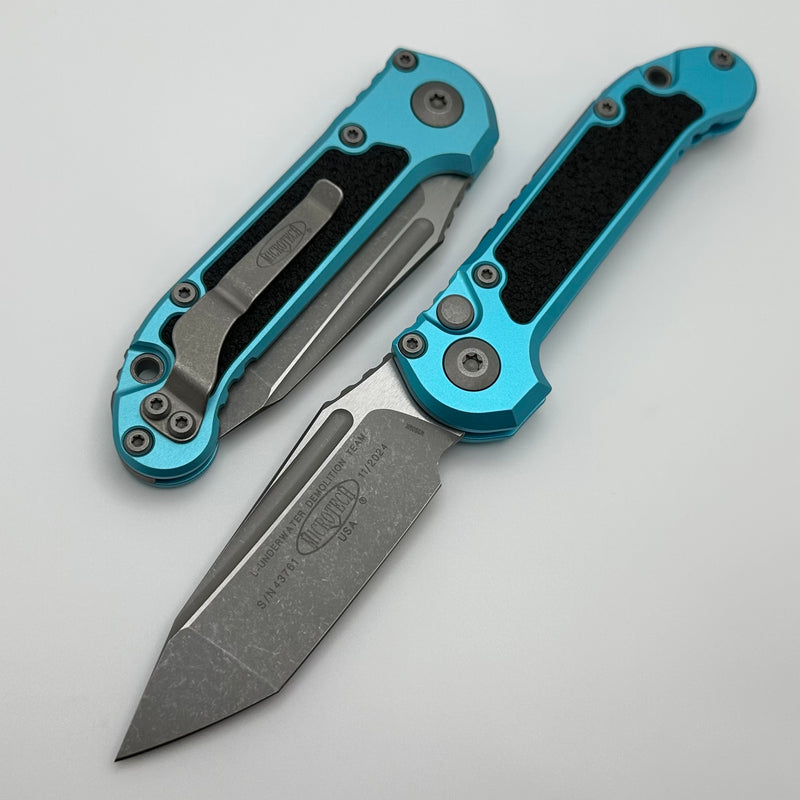 Microtech Knives LUDT Gen III Apocalyptic Tanto w/ Turquoise Handle 1136-10APTQ