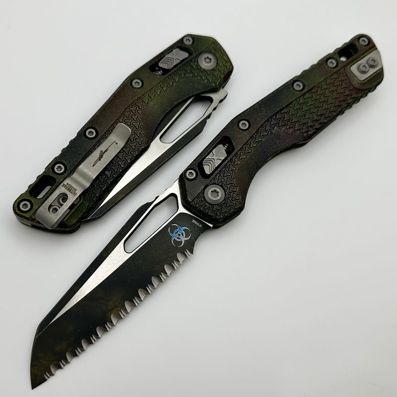 Microtech Knives MSI RAM LOK Outbreak Polymer & Full Serrated M390MK 210T-3PMOBS