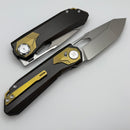Remette RT Peregrine Falcon Bronze Titanium Handles w/ Bronze Accents & M390 RTT1-BX